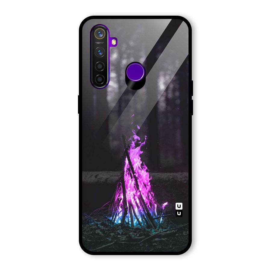 Wild Fire Glass Back Case for Realme 5 Pro