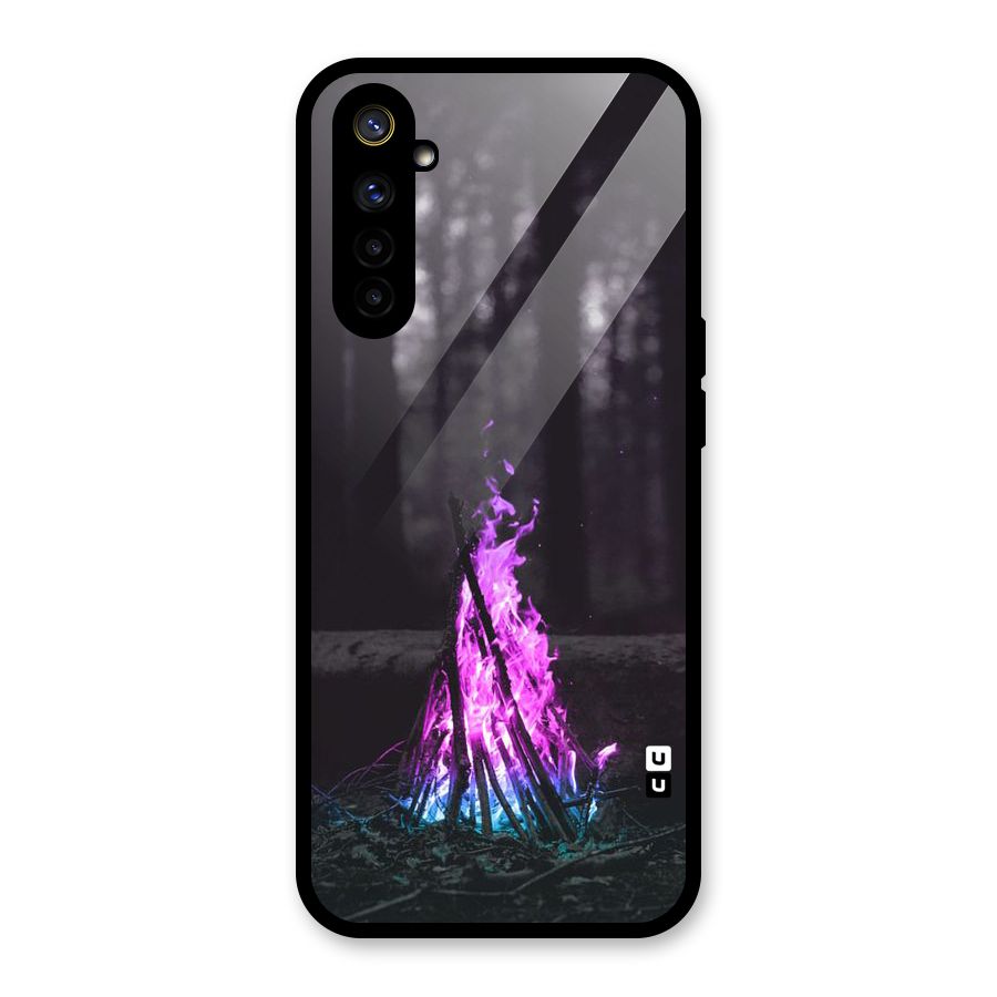 Wild Fire Glass Back Case for Realme 6i