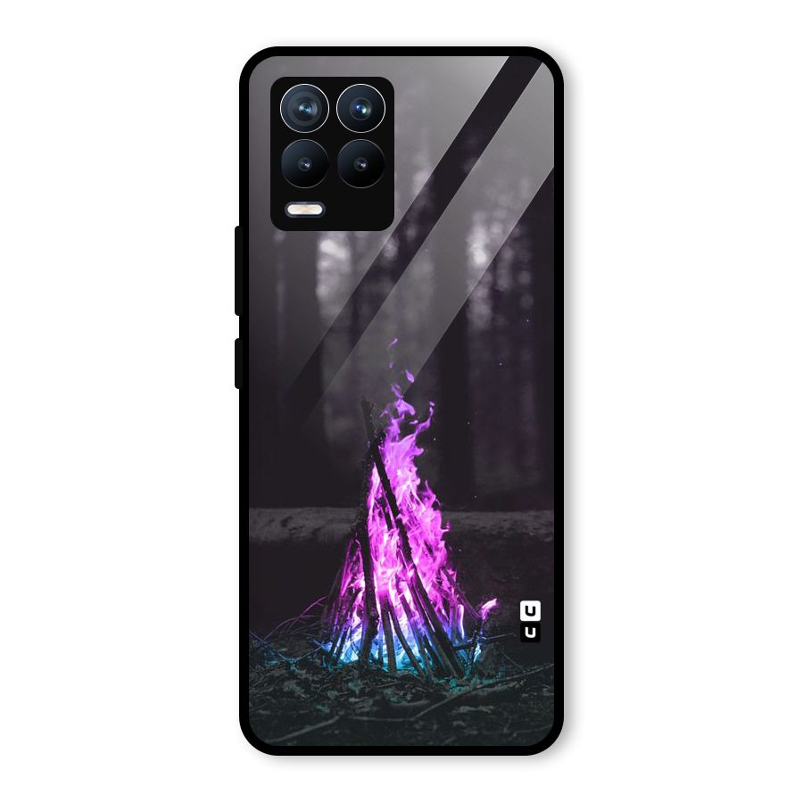 Wild Fire Glass Back Case for Realme 8