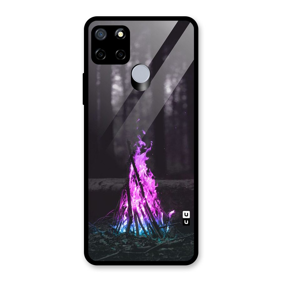 Wild Fire Glass Back Case for Realme C12