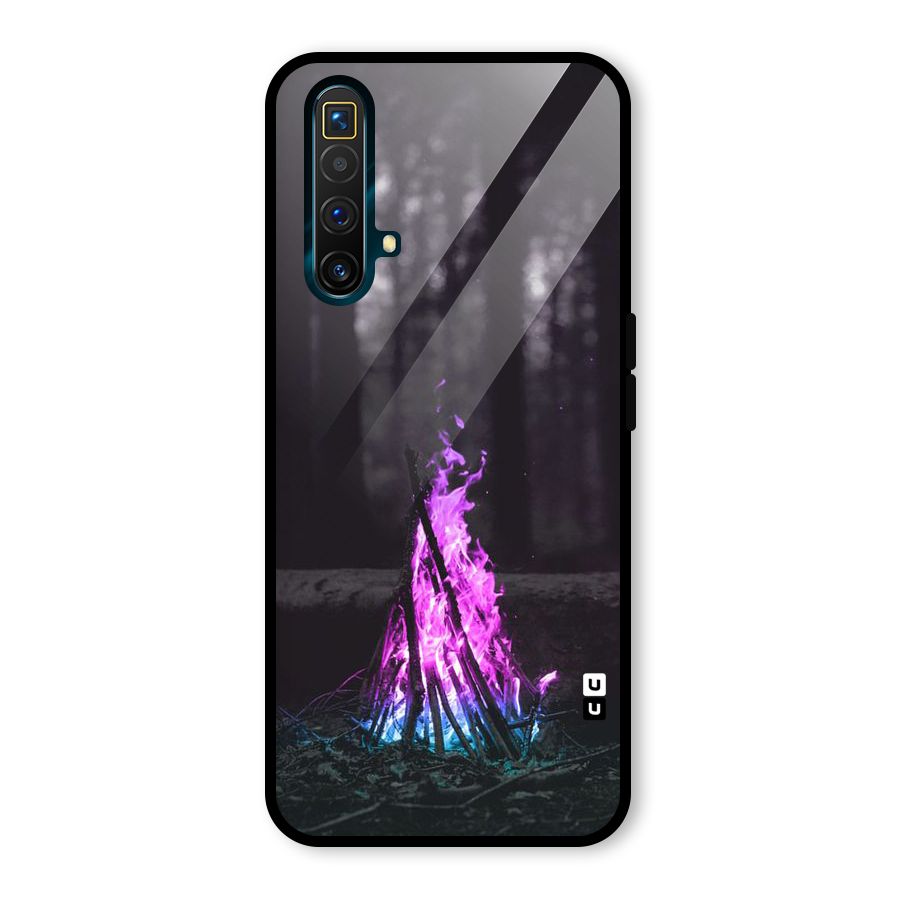 Wild Fire Glass Back Case for Realme X3