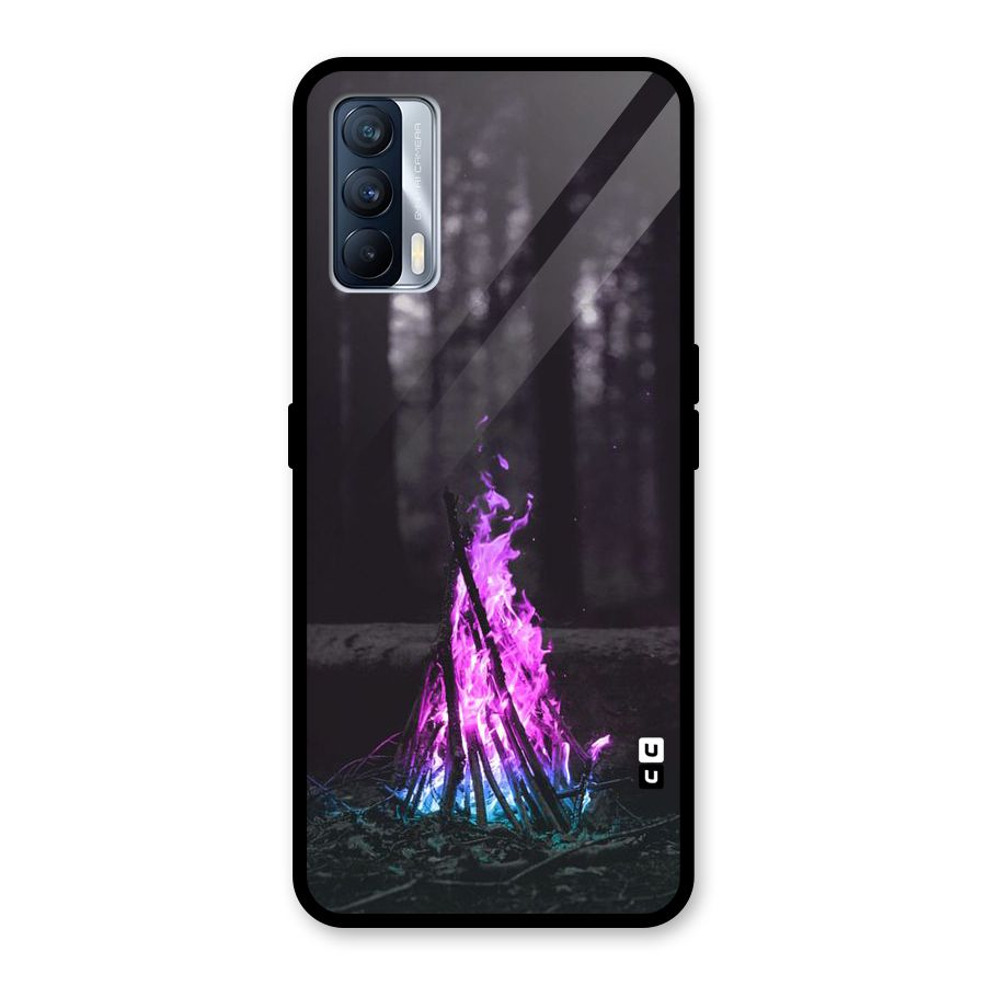 Wild Fire Glass Back Case for Realme X7