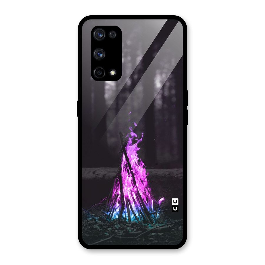 Wild Fire Glass Back Case for Realme X7 Pro