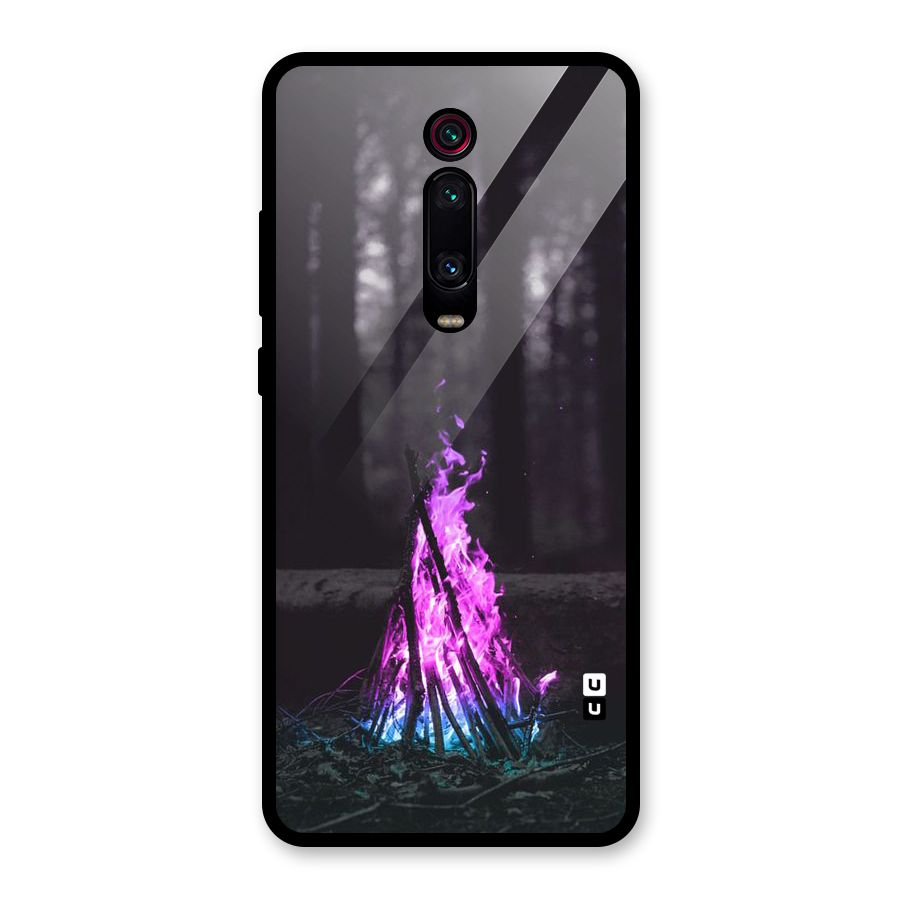 Wild Fire Glass Back Case for Redmi K20 Pro