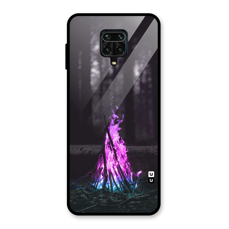 Wild Fire Glass Back Case for Redmi Note 9 Pro Max