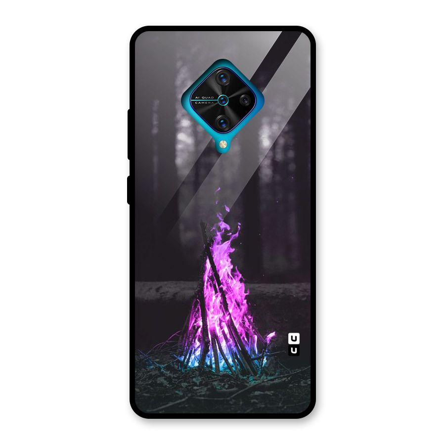 Wild Fire Glass Back Case for Vivo S1 Pro