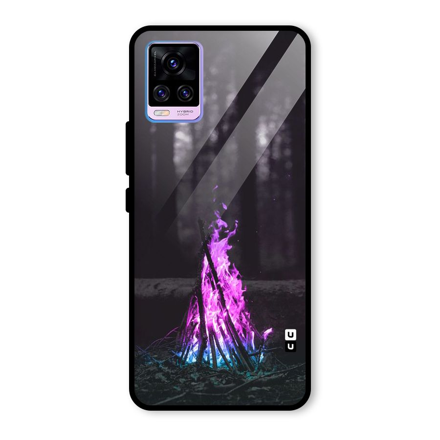 Wild Fire Glass Back Case for Vivo V20 Pro