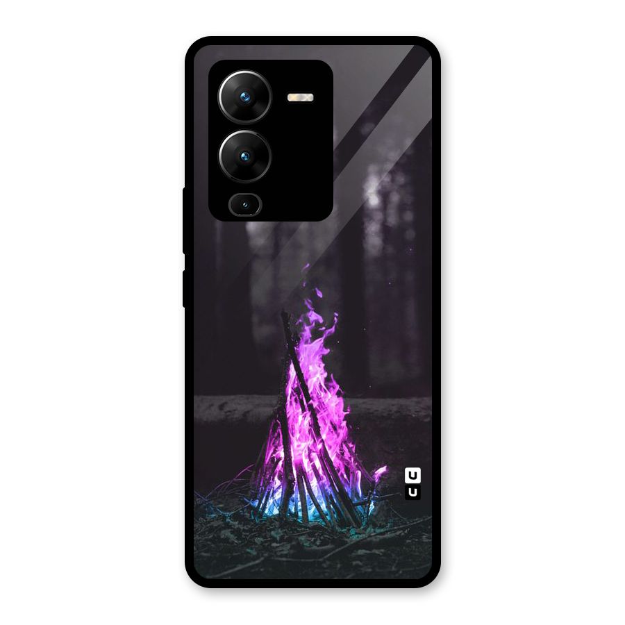 Wild Fire Glass Back Case for Vivo V25 Pro
