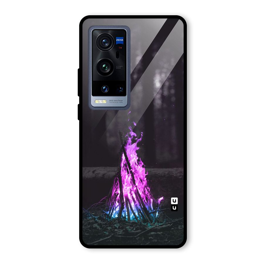 Wild Fire Glass Back Case for Vivo X60 Pro Plus