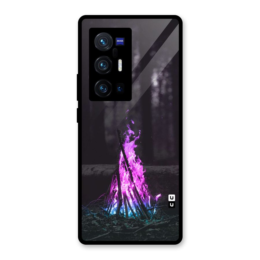 Wild Fire Glass Back Case for Vivo X70 Pro Plus