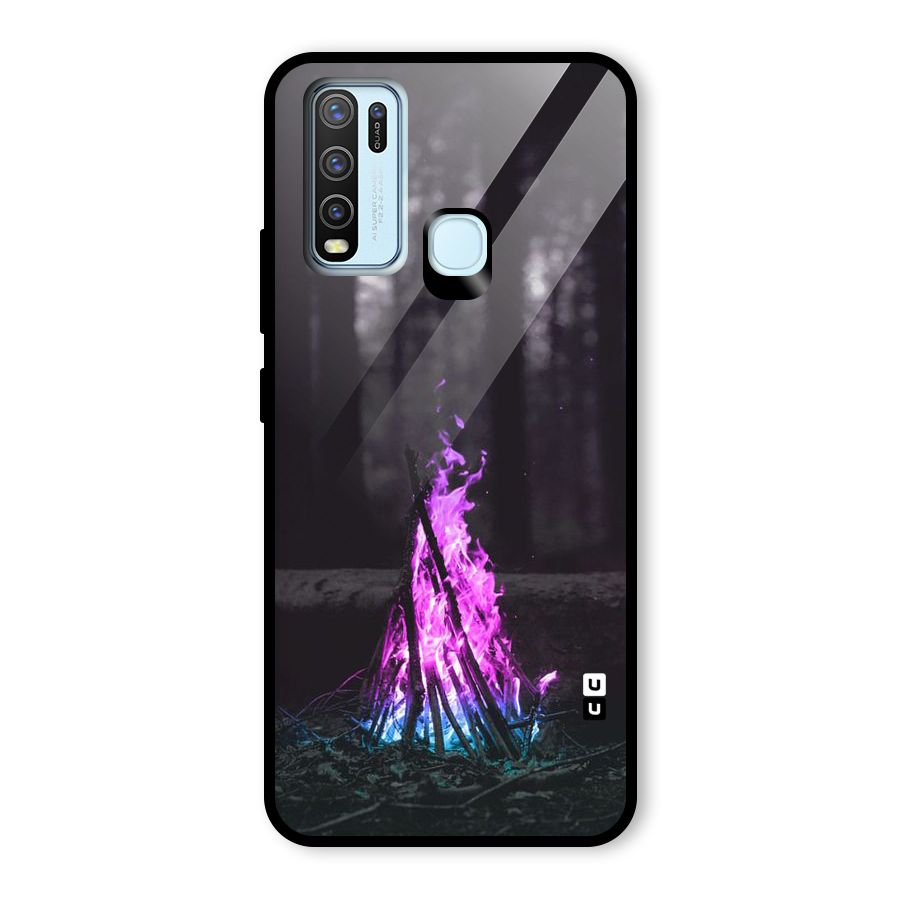 Wild Fire Glass Back Case for Vivo Y30