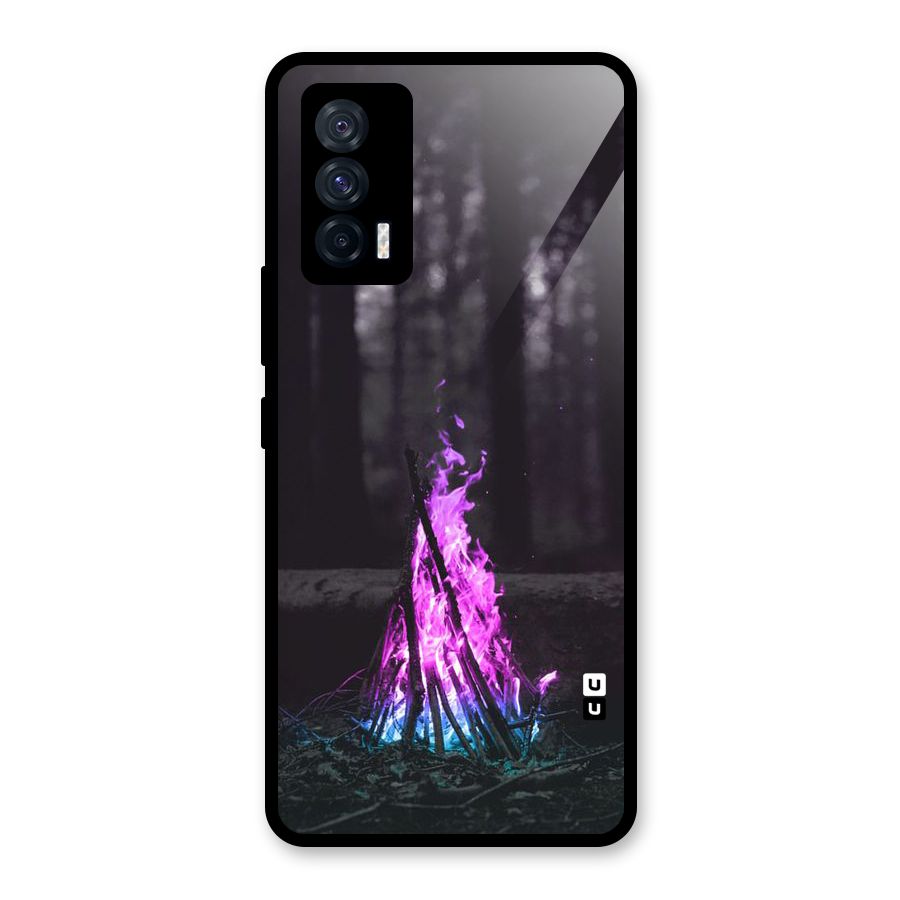 Wild Fire Glass Back Case for Vivo iQOO 7 5G