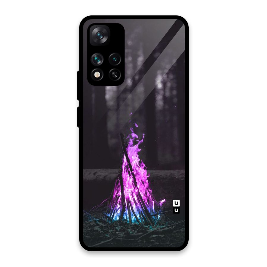 Wild Fire Glass Back Case for Xiaomi 11i 5G
