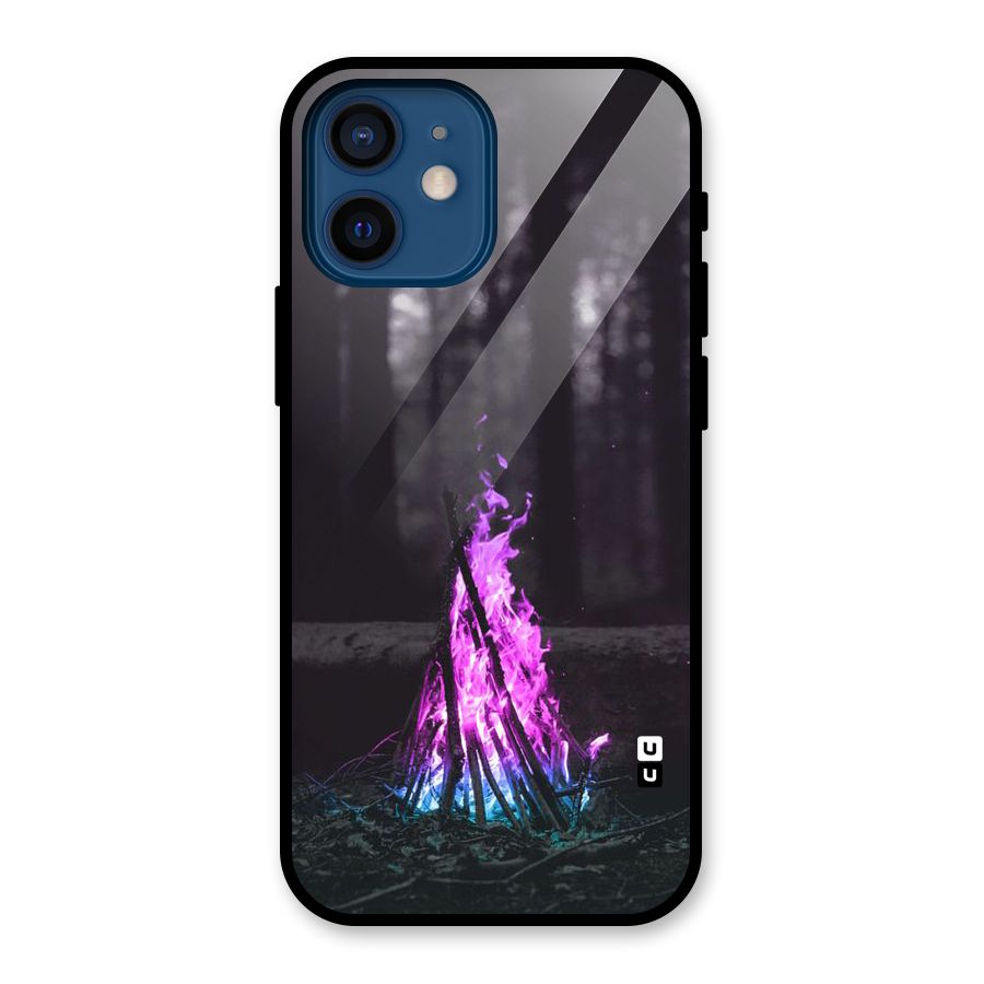 Wild Fire Glass Back Case for iPhone 12 Mini