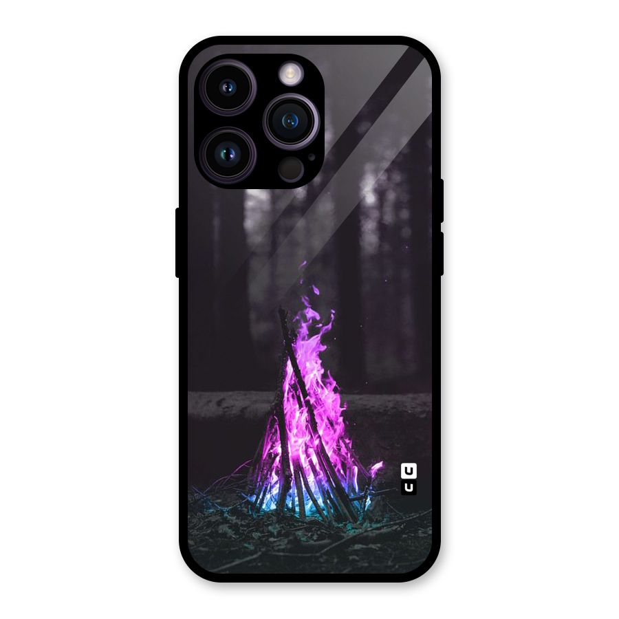 Wild Fire Glass Back Case for iPhone 14 Pro Max