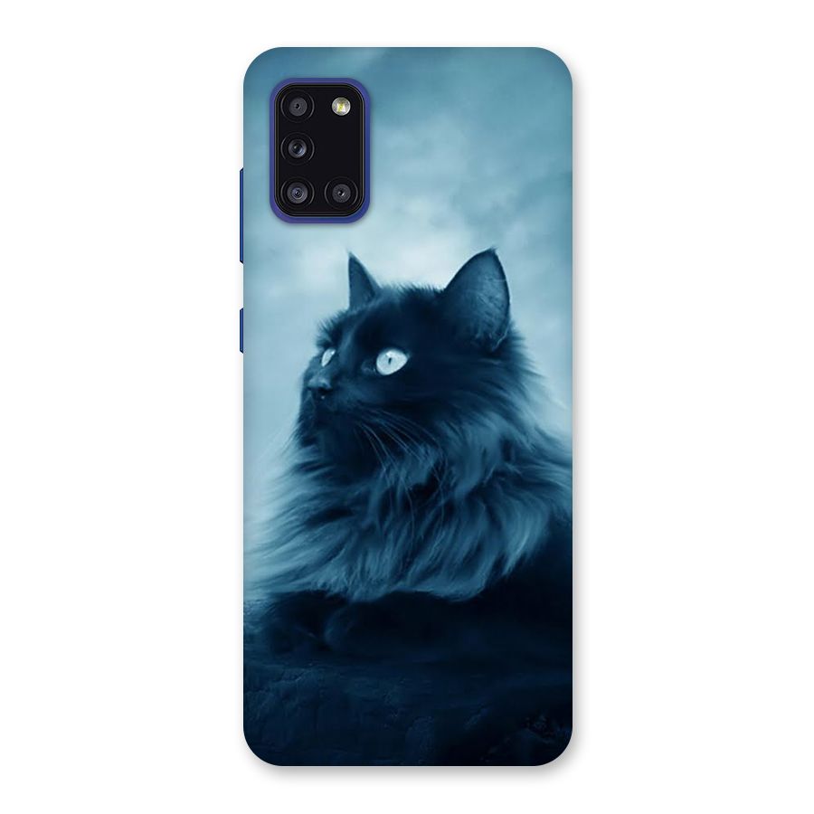 Wild Forest Cat Back Case for Galaxy A31