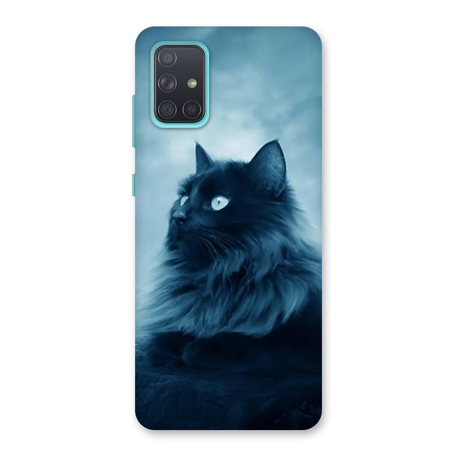 Wild Forest Cat Back Case for Galaxy A71