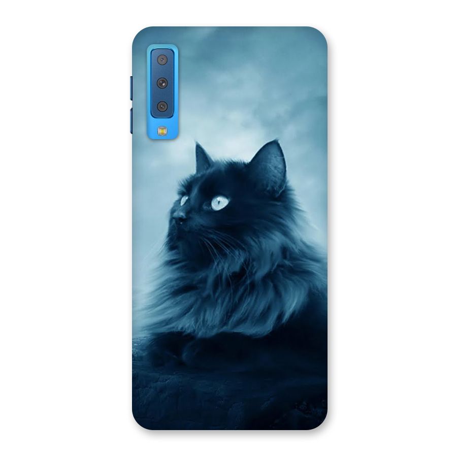 Wild Forest Cat Back Case for Galaxy A7 (2018)