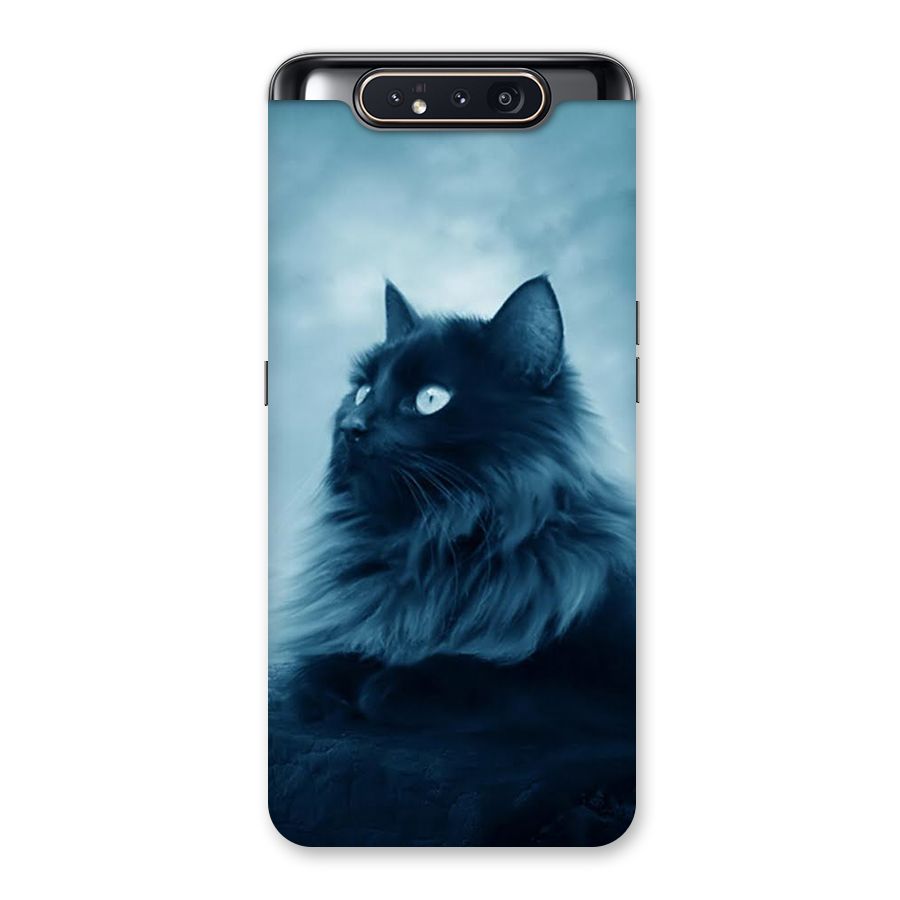 Wild Forest Cat Back Case for Galaxy A80