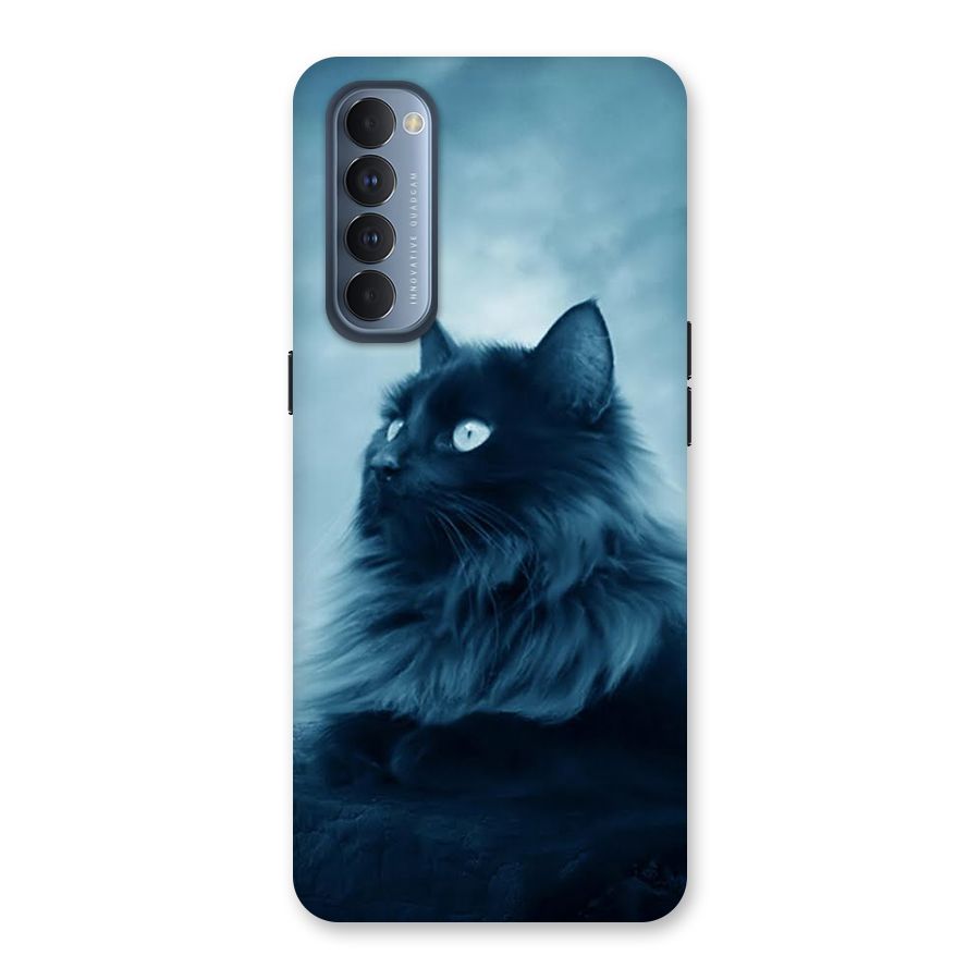 Wild Forest Cat Back Case for Reno4 Pro
