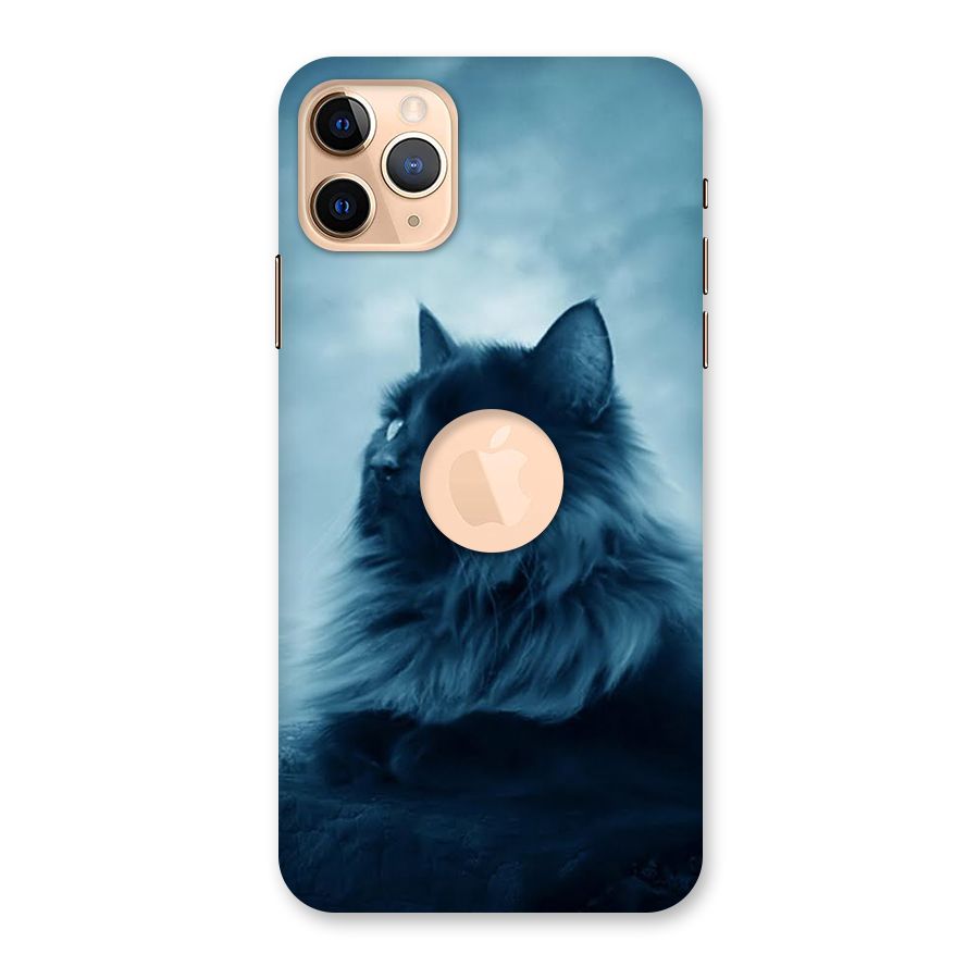 Wild Forest Cat Back Case for iPhone 11 Pro Max Logo Cut
