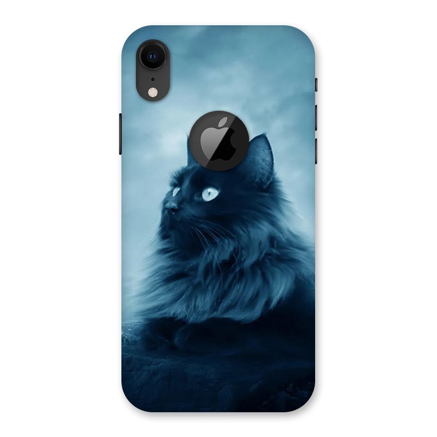 Wild Forest Cat Back Case for iPhone XR Logo Cut