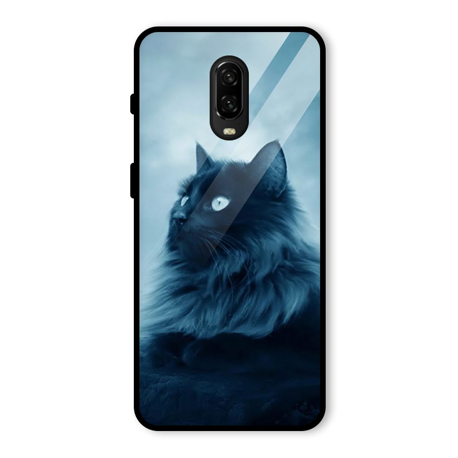 Wild Forest Cat Glass Back Case for OnePlus 6T