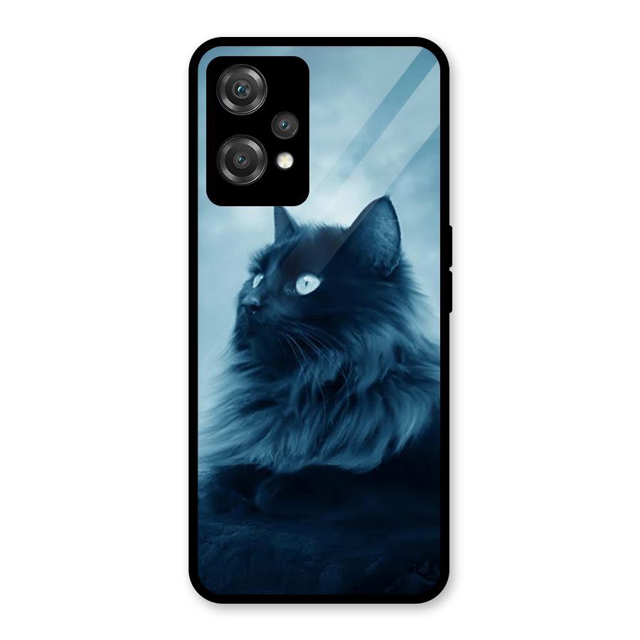 Wild Forest Cat Glass Back Case for OnePlus Nord CE 2 Lite 5G
