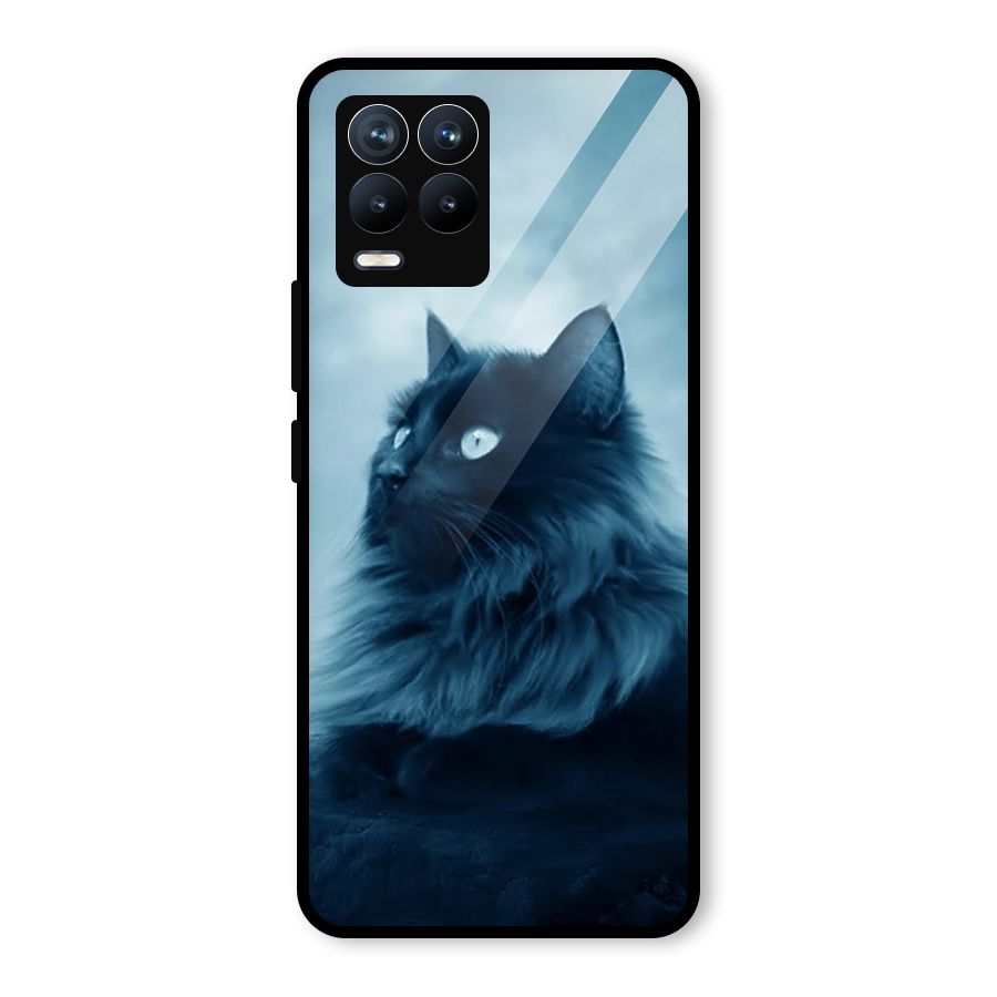 Wild Forest Cat Glass Back Case for Realme 8 Pro