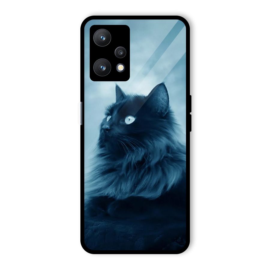 Wild Forest Cat Glass Back Case for Realme 9 Pro 5G
