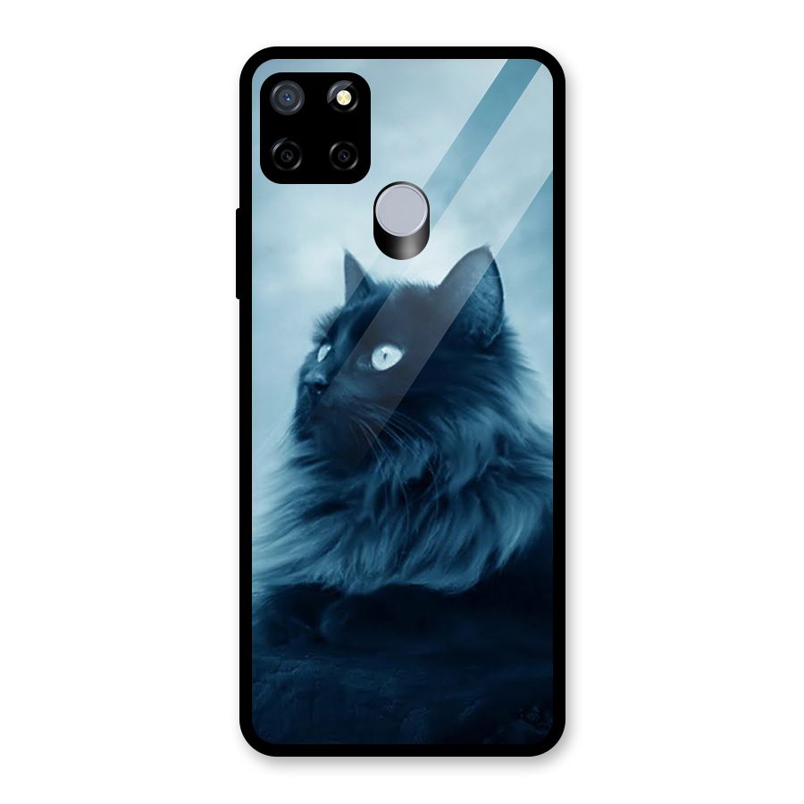 Wild Forest Cat Glass Back Case for Realme C12