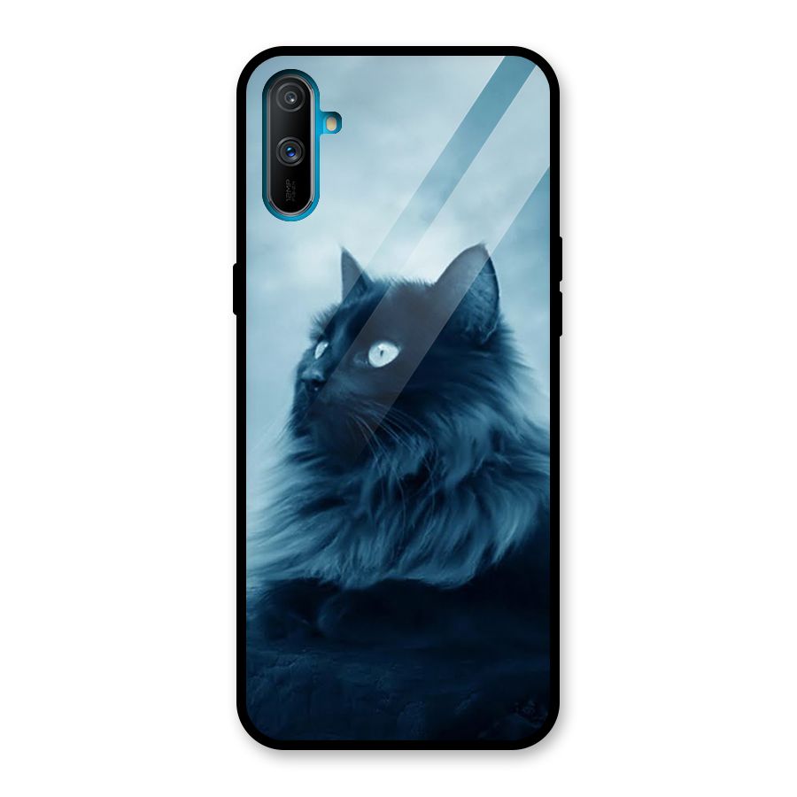 Wild Forest Cat Glass Back Case for Realme C3