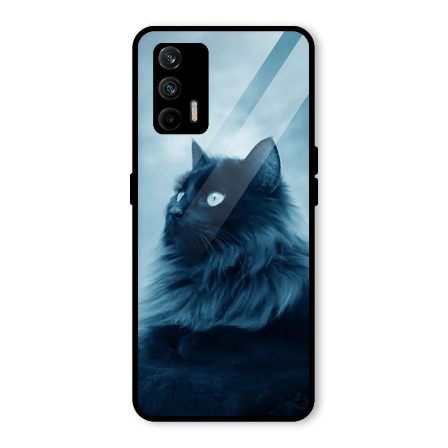 Wild Forest Cat Glass Back Case for Realme GT 5G