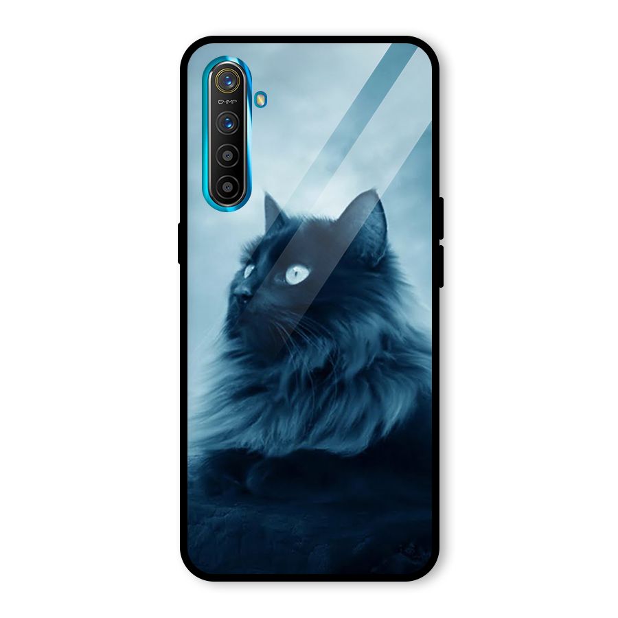 Wild Forest Cat Glass Back Case for Realme X2