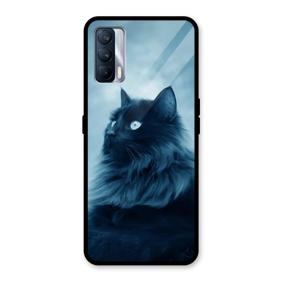 Wild Forest Cat Glass Back Case for Realme X7