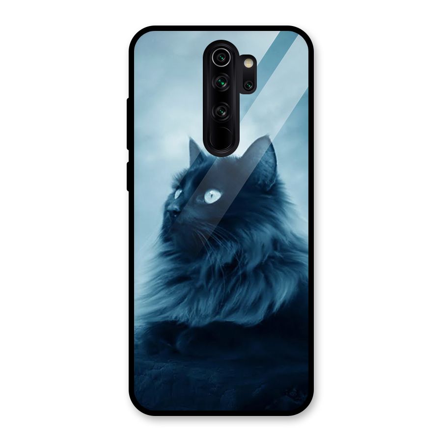 Wild Forest Cat Glass Back Case for Redmi Note 8 Pro