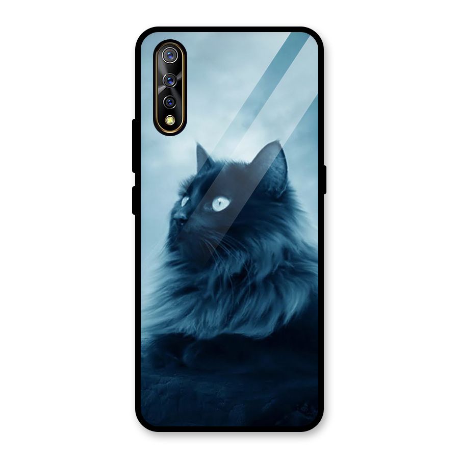 Wild Forest Cat Glass Back Case for Vivo S1