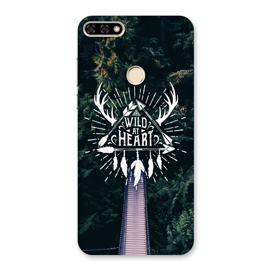 Wild Heart Back Case for Honor 7A
