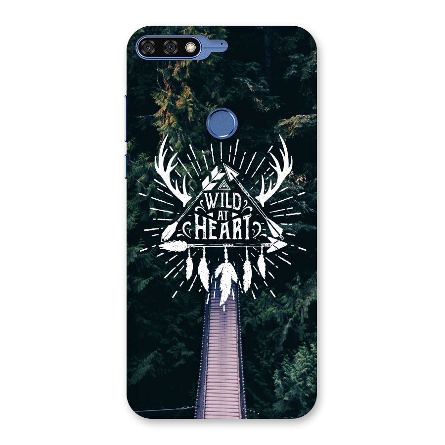 Wild Heart Back Case for Honor 7C