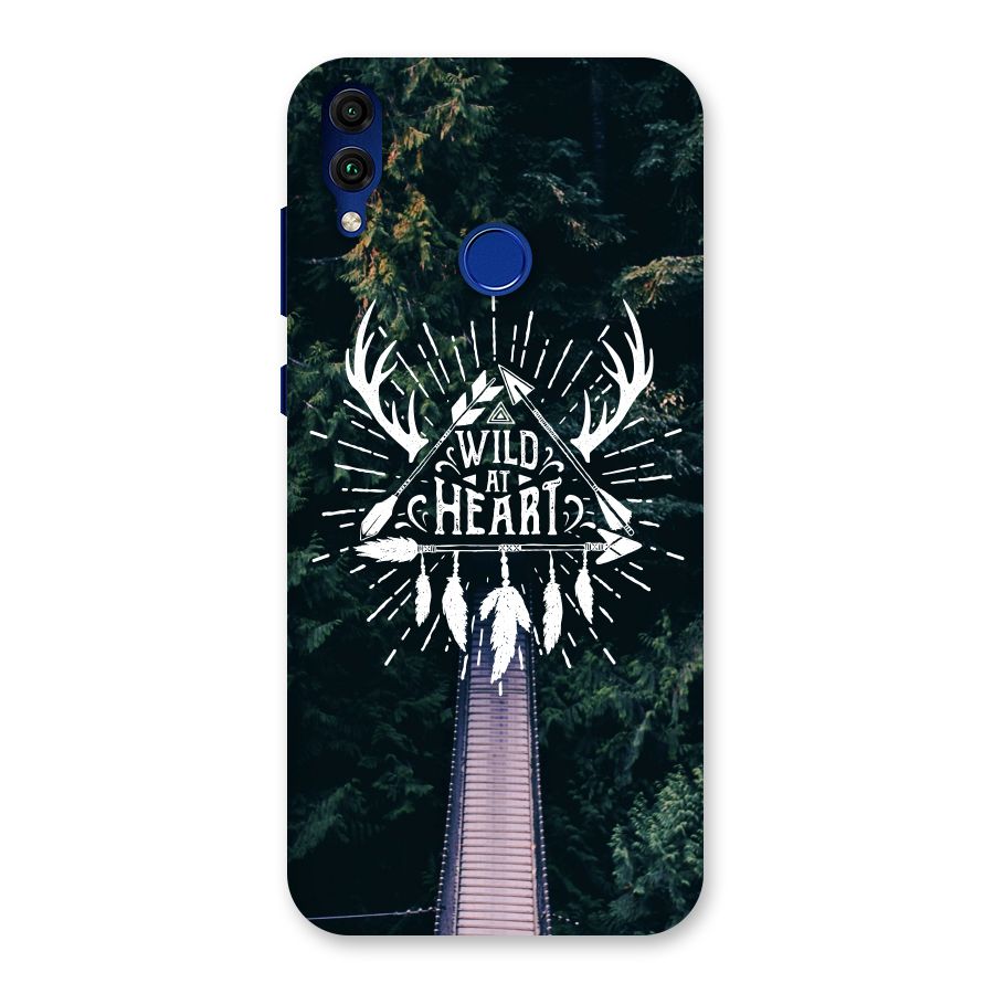 Wild Heart Back Case for Honor 8C