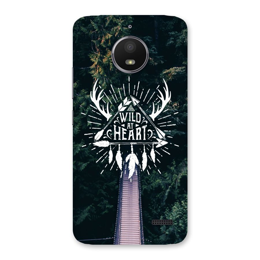 Wild Heart Back Case for Moto E4