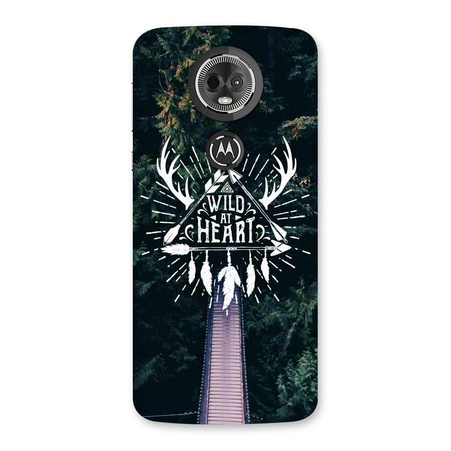 Wild Heart Back Case for Moto E5 Plus