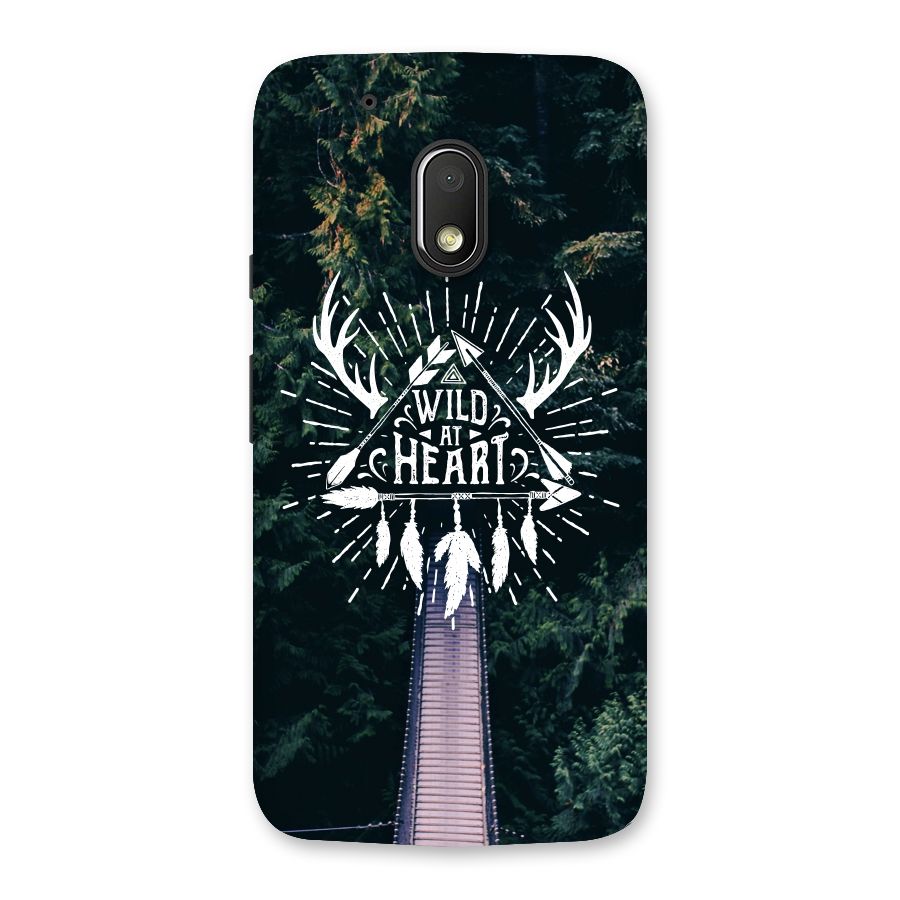 Wild Heart Back Case for Moto G4 Play