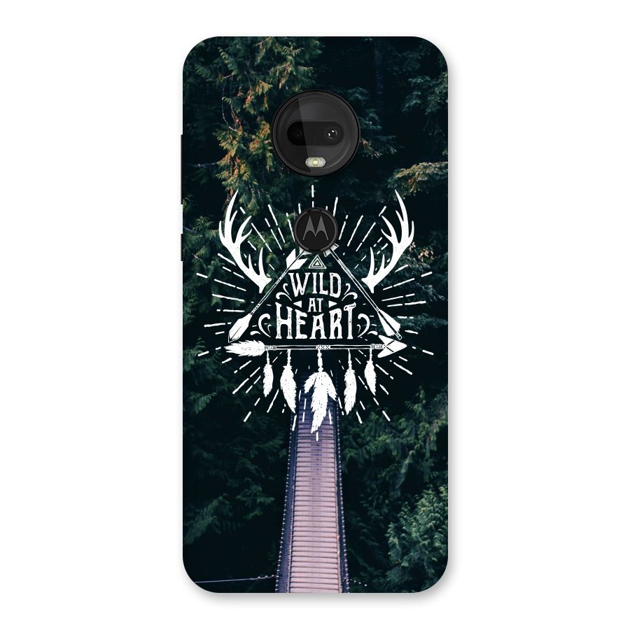 Wild Heart Back Case for Moto G7