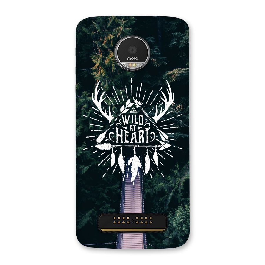 Wild Heart Back Case for Moto Z Play