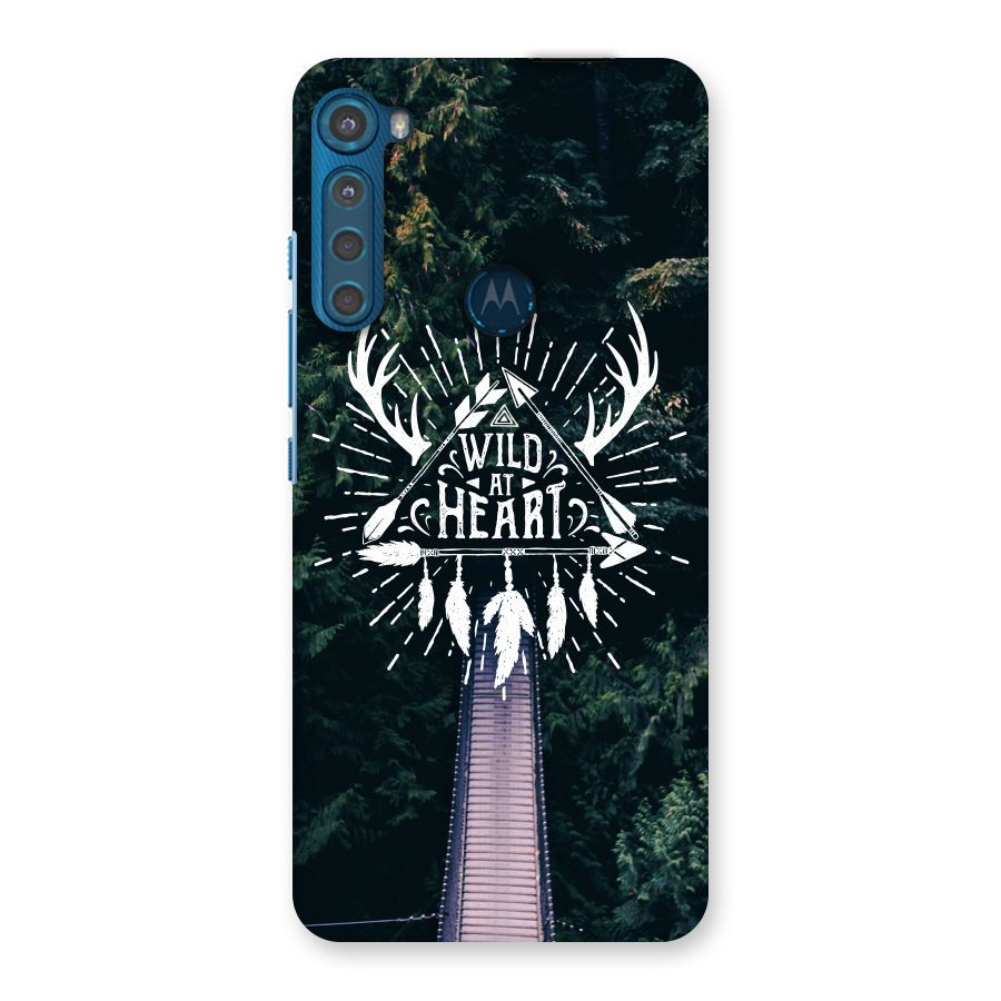 Wild Heart Back Case for Motorola One Fusion Plus