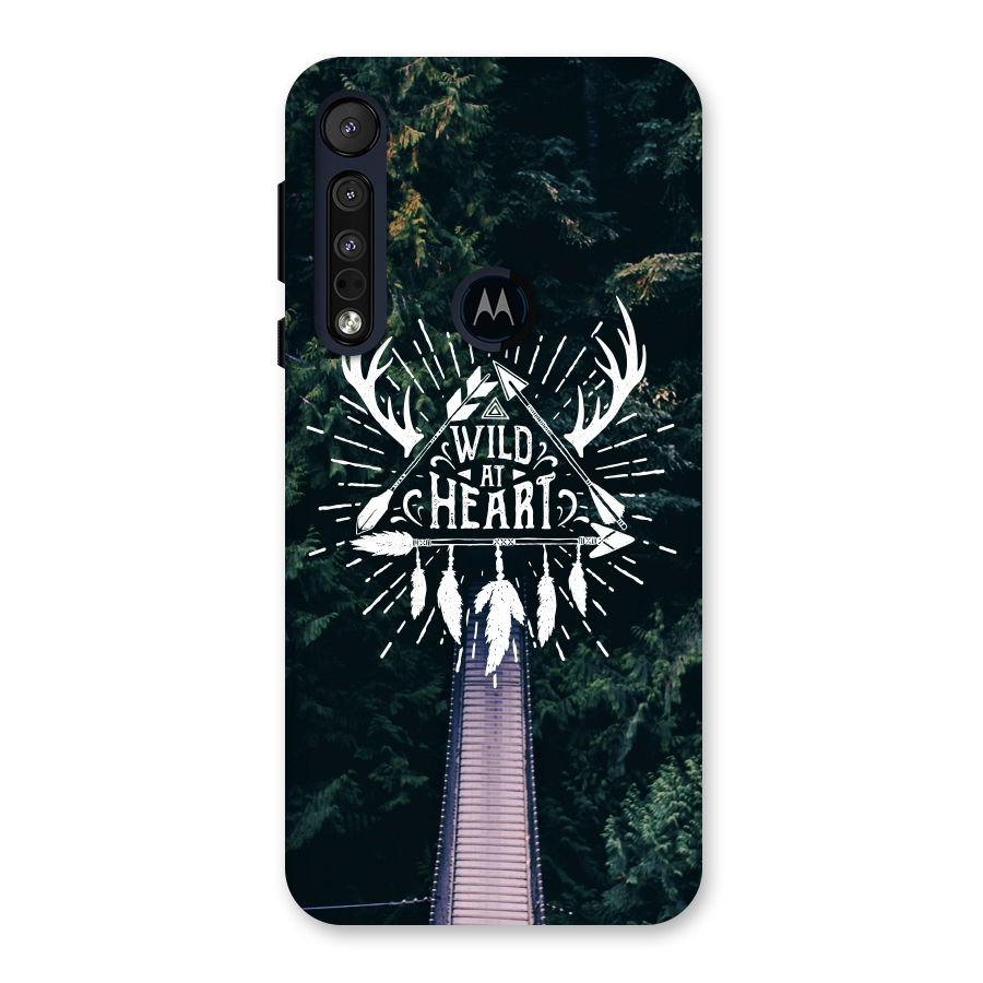 Wild Heart Back Case for Motorola One Macro