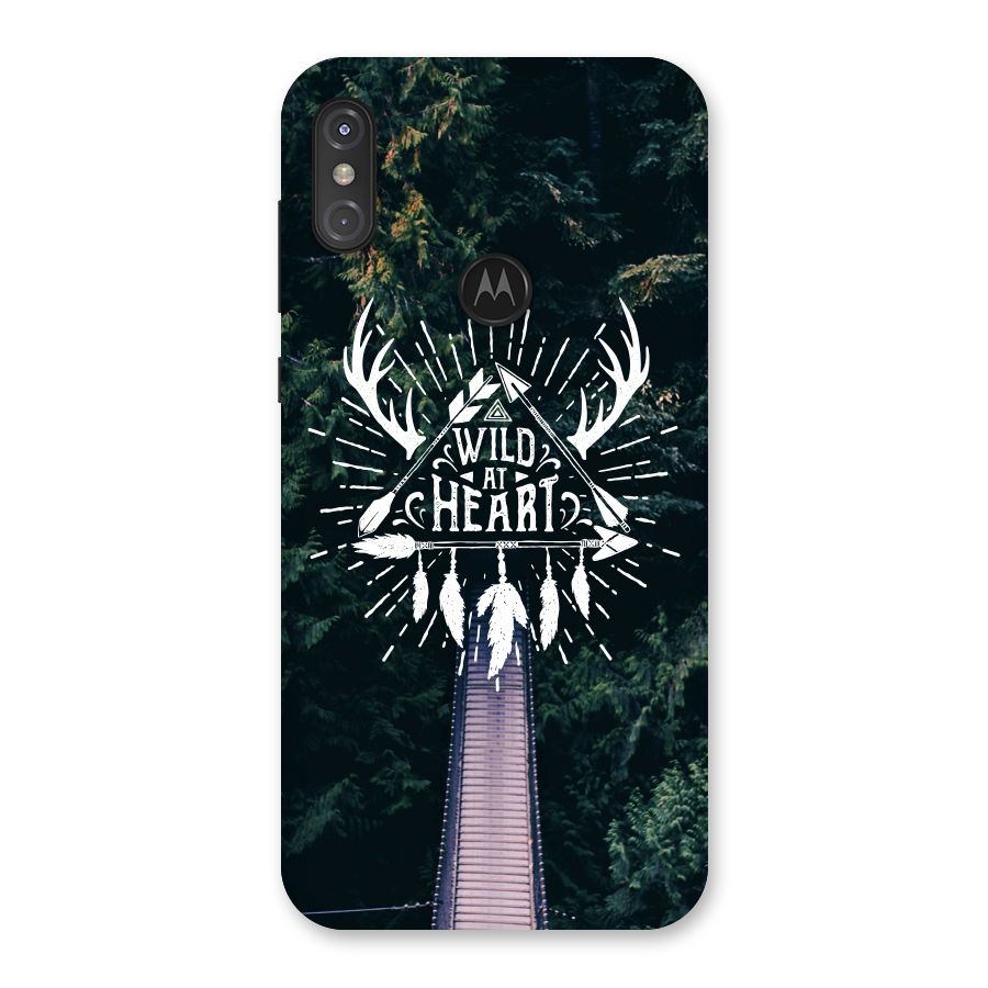 Wild Heart Back Case for Motorola One Power