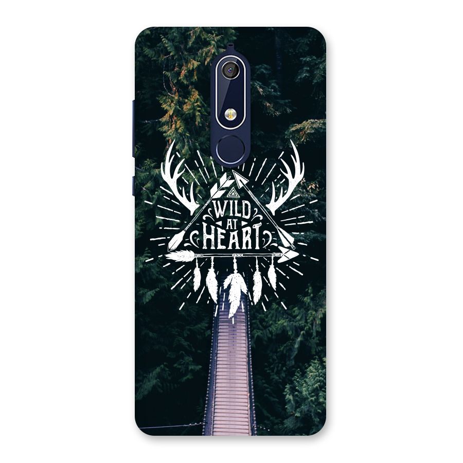 Wild Heart Back Case for Nokia 5.1
