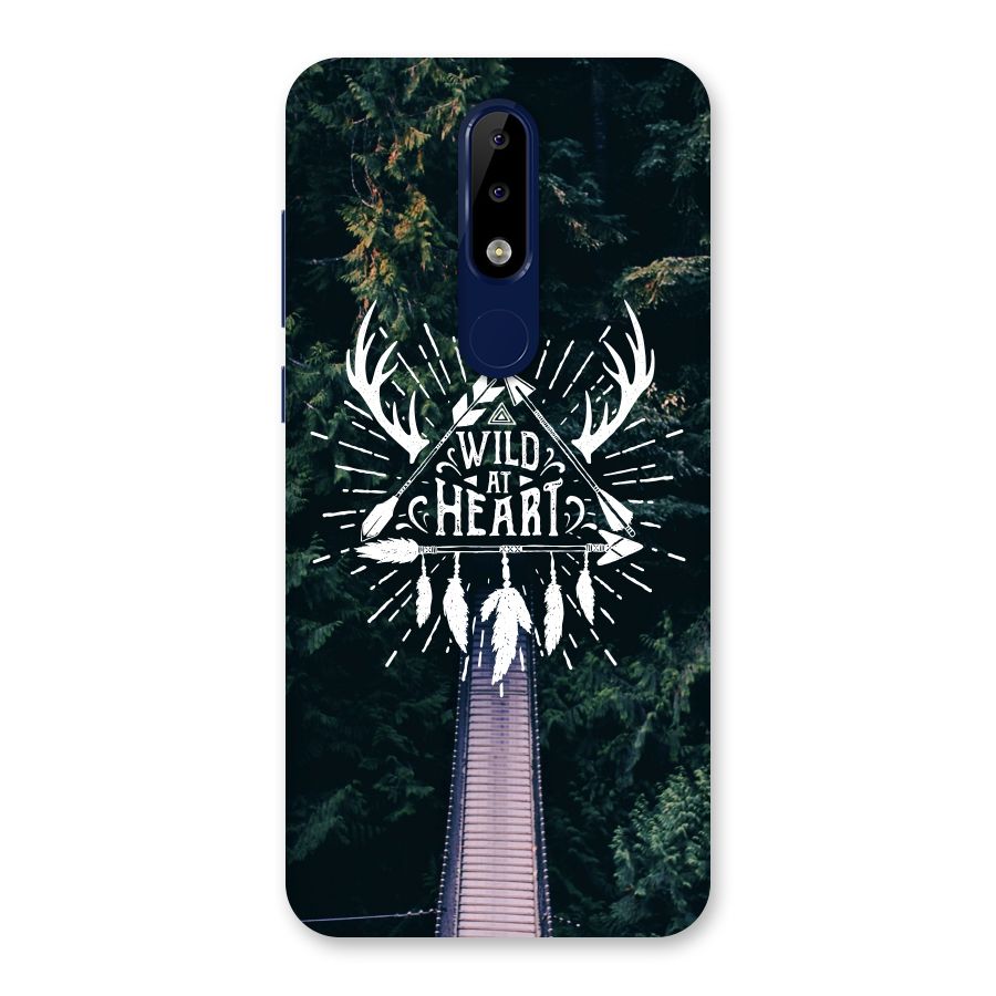 Wild Heart Back Case for Nokia 5.1 Plus